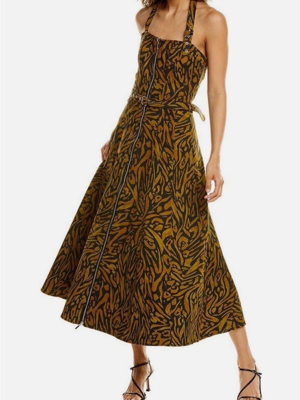 NICHOLAS Delilah halter a line midi dress